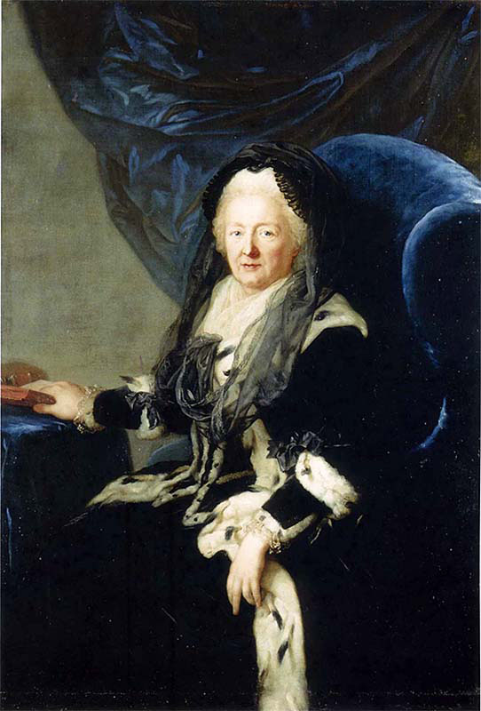 Elisabeth Christine in Witwentracht